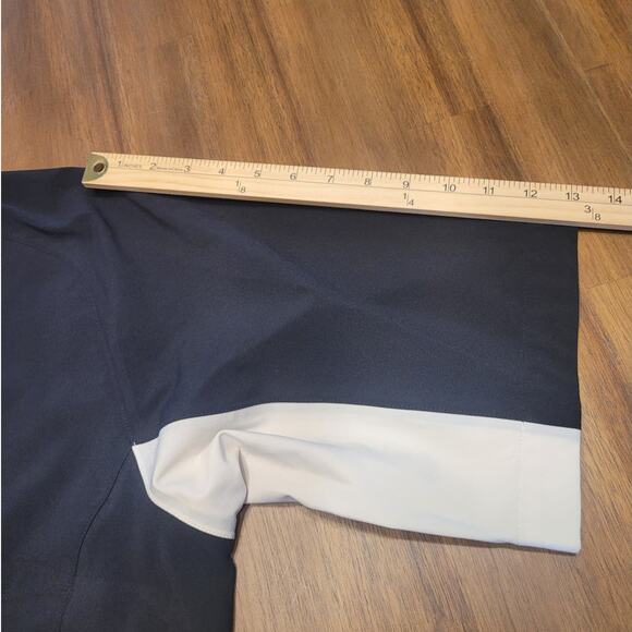 FootJoy DryJoys Tour XP Golf Pullover M Black 1/2 Zip Waterproof – Flaw - Picture 12 of 13